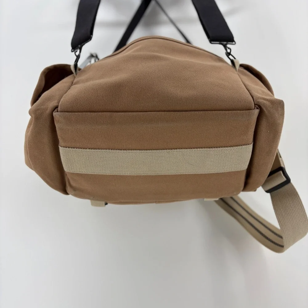 Domke F-2 Original Camera Bag Canvas Made in USA Padded Insert Shoulder Brown